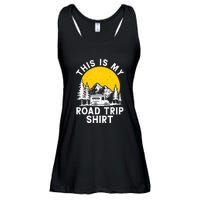 This Is My Road Trip For Camping Gift RV Camping Lover Ladies Essential Flowy Tank