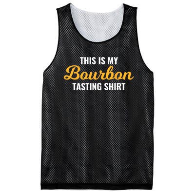 This Is My Bourbon Tasting For Bartender Whiskey Lover Mesh Reversible Basketball Jersey Tank