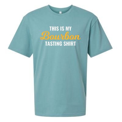 This Is My Bourbon Tasting For Bartender Whiskey Lover Sueded Cloud Jersey T-Shirt