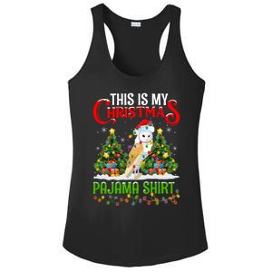 This Is My Christmas Pajama Gift Lighting Barn Owl Xmas Gift Ladies PosiCharge Competitor Racerback Tank