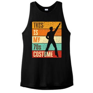 This Is My 70s Costume 70s Outfit 1970s Disco Ladies PosiCharge Tri-Blend Wicking Tank