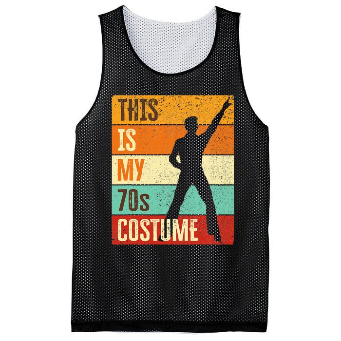 This Is My 70s Costume 70s Outfit 1970s Disco Mesh Reversible Basketball Jersey Tank