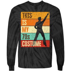 This Is My 70s Costume 70s Outfit 1970s Disco Tie-Dye Long Sleeve Shirt