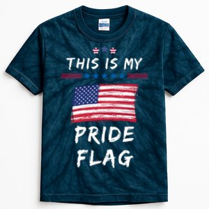 This Is My Pride Flag USA Holiday Kids Tie-Dye T-Shirt