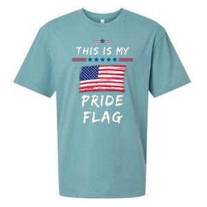 This Is My Pride Flag USA Holiday Sueded Cloud Jersey T-Shirt