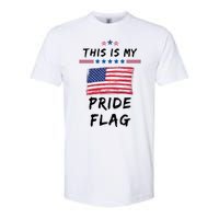 This Is My Pride Flag USA Holiday Softstyle CVC T-Shirt