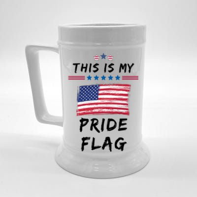 This Is My Pride Flag USA Holiday Beer Stein