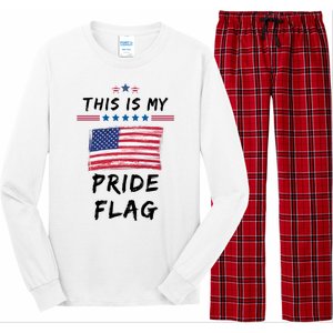 This Is My Pride Flag USA Holiday Long Sleeve Pajama Set