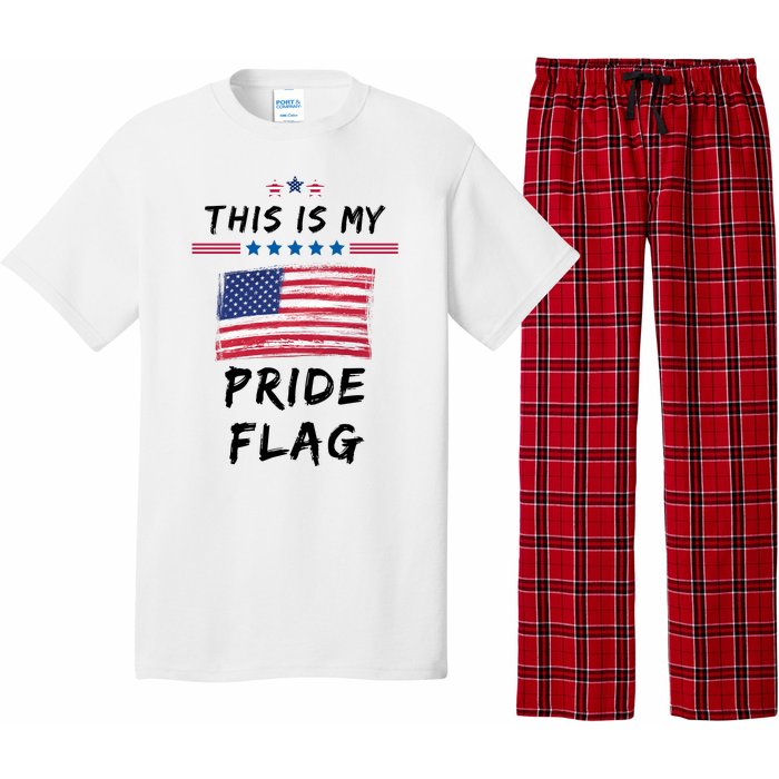 This Is My Pride Flag USA Holiday Pajama Set