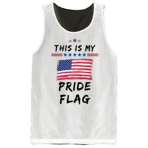 This Is My Pride Flag USA Holiday Mesh Reversible Basketball Jersey Tank