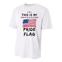 This Is My Pride Flag USA Holiday Performance Sprint T-Shirt