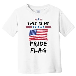 This Is My Pride Flag USA Holiday Toddler T-Shirt