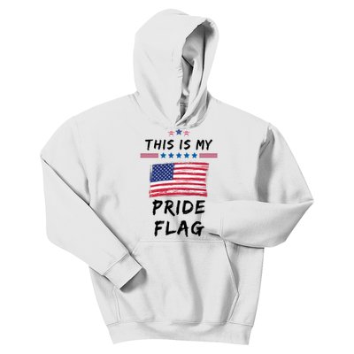 This Is My Pride Flag USA Holiday Kids Hoodie