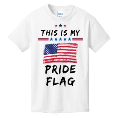 This Is My Pride Flag USA Holiday Kids T-Shirt