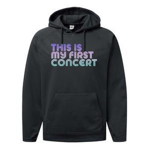 This Is My First Concert Performance Fleece Hoodie