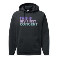 This Is My First Concert Performance Fleece Hoodie