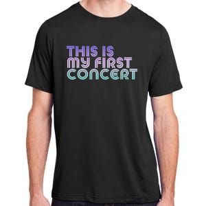 This Is My First Concert Adult ChromaSoft Performance T-Shirt