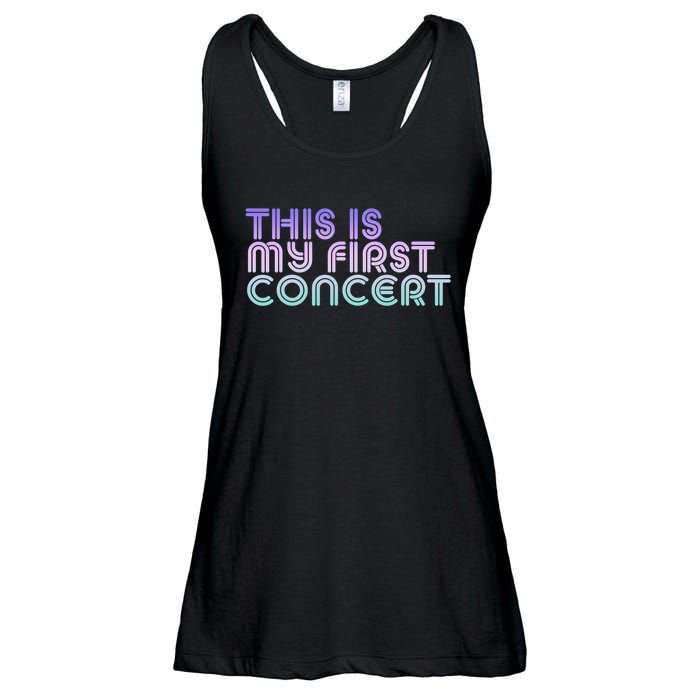 This Is My First Concert Ladies Essential Flowy Tank