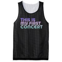 This Is My First Concert Mesh Reversible Basketball Jersey Tank