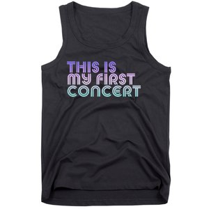 This Is My First Concert Tank Top