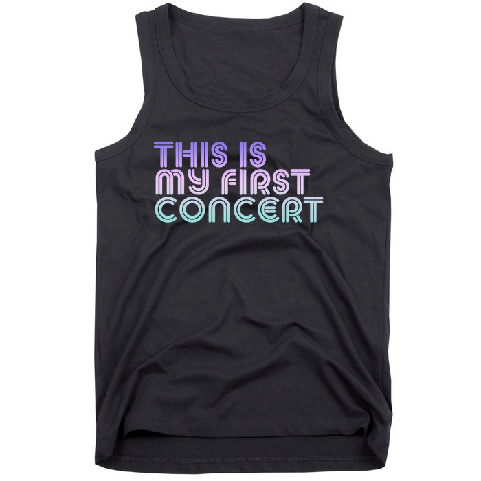 This Is My First Concert Tank Top