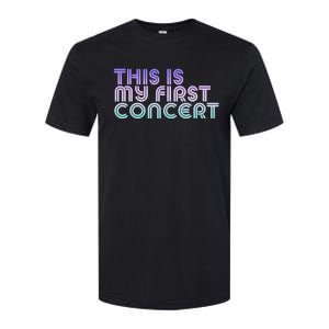 This Is My First Concert Softstyle CVC T-Shirt