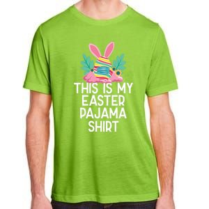 This Is My Easter Pajama Gift Funny Easter Egg Bunny Masked Gift Adult ChromaSoft Performance T-Shirt