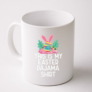 This Is My Easter Pajama Gift Funny Easter Egg Bunny Masked Gift Coffee Mug