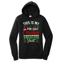 This Is My It's Too Hot For Ugly Christmas Sweaters Funny Women's Pullover Hoodie