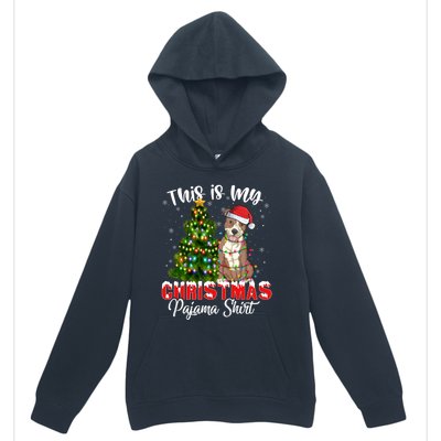 This Is My Christmas Pajama Pitbull Xmas Dog Lover Gift Urban Pullover Hoodie