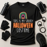 This Is My Spooky Halloween Costume Rainbow Fall Cooling Performance Crew T-Shirt