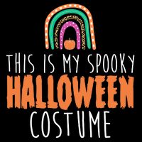 This Is My Spooky Halloween Costume Rainbow Fall Tall T-Shirt