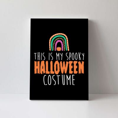 This Is My Spooky Halloween Costume Rainbow Fall Canvas