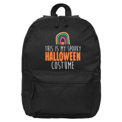 This Is My Spooky Halloween Costume Rainbow Fall 16 in Basic Backpack