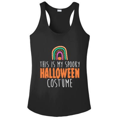 This Is My Spooky Halloween Costume Rainbow Fall Ladies PosiCharge Competitor Racerback Tank