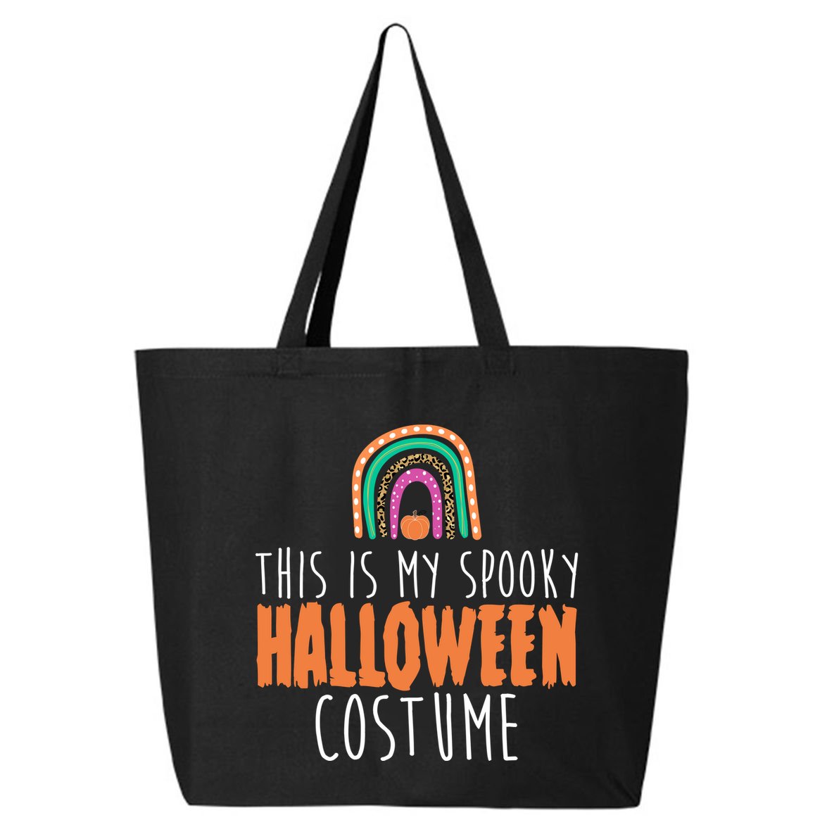 This Is My Spooky Halloween Costume Rainbow Fall 25L Jumbo Tote