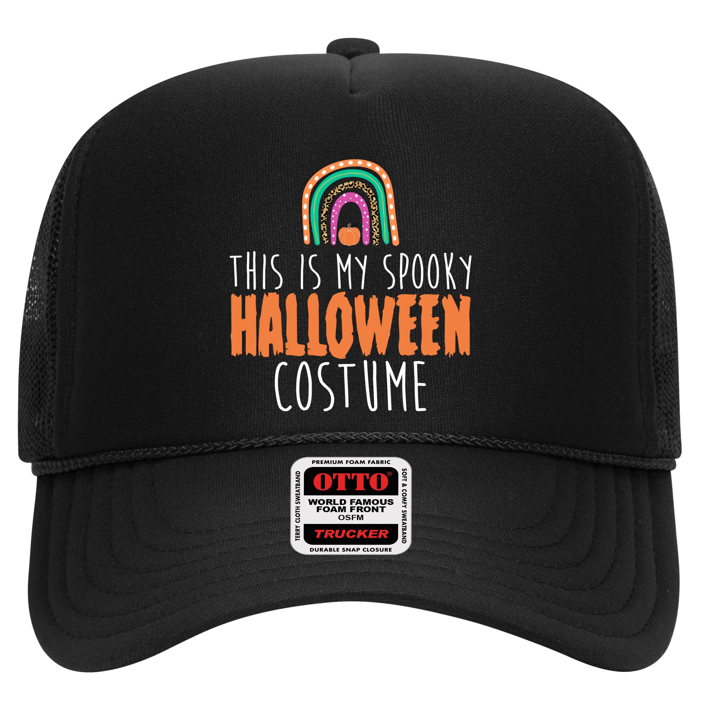 This Is My Spooky Halloween Costume Rainbow Fall Hat