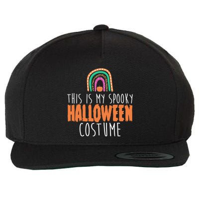 This Is My Spooky Halloween Costume Rainbow Fall Wool Snapback Cap