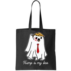 Trump Is My Boo Trump 2024 Hair Ghost Halloween Tote Bag