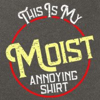 This Is My Moist Annoying Moist Word Meme Pun Joke Humor Cotton Canvas Backpack