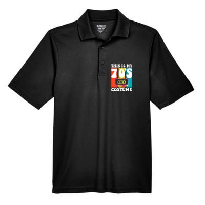 This Is My 70s Costume Funny Retro Vintage 1970s 70s Men's Origin Performance Pique Polo