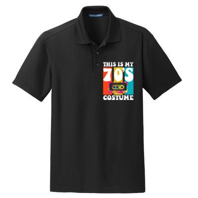 This Is My 70s Costume Funny Retro Vintage 1970s 70s Dry Zone Grid Polo