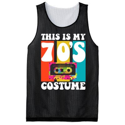 This Is My 70s Costume Funny Retro Vintage 1970s 70s Mesh Reversible Basketball Jersey Tank