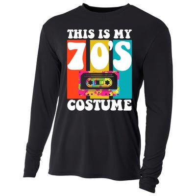 This Is My 70s Costume Funny Retro Vintage 1970s 70s Cooling Performance Long Sleeve Crew