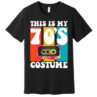 This Is My 70s Costume Funny Retro Vintage 1970s 70s Premium T-Shirt