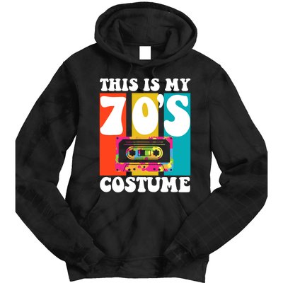 This Is My 70s Costume Funny Retro Vintage 1970s 70s Tie Dye Hoodie