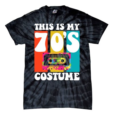 This Is My 70s Costume Funny Retro Vintage 1970s 70s Tie-Dye T-Shirt