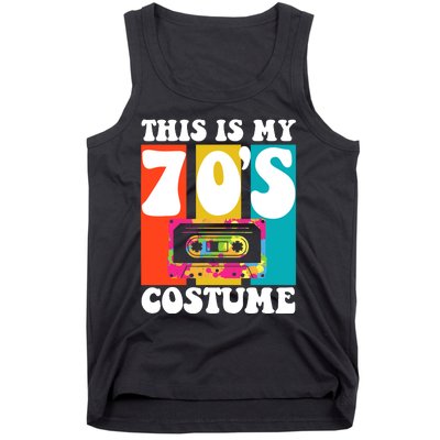 This Is My 70s Costume Funny Retro Vintage 1970s 70s Tank Top