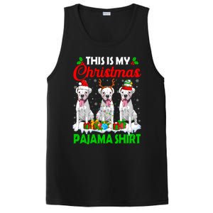 This Is My Christmas Pajama Boxer Dog Lights Xmas Cool Gift PosiCharge Competitor Tank