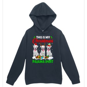 This Is My Christmas Pajama Boxer Dog Lights Xmas Cool Gift Urban Pullover Hoodie